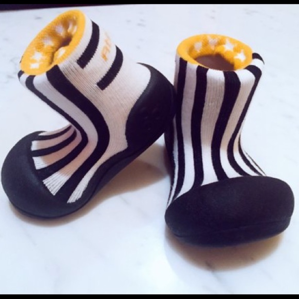 Baby Striped Sock Shoes